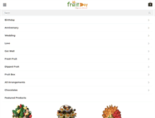 Tablet Screenshot of fruitday.in